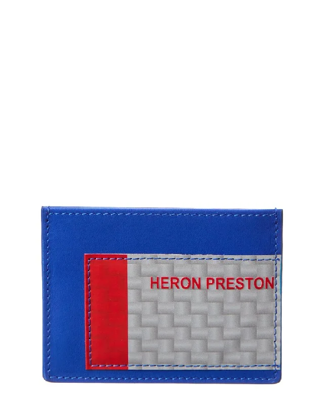 Money clips for women with sleek designsHeron Preston HP Tape Leather Card Case
