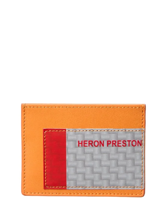 Slim money clips for minimalist walletsHeron Preston HP Tape Leather Card Case