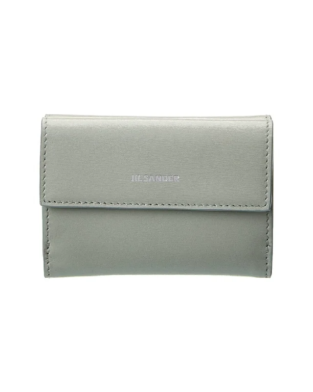 Stainless steel money clips for durabilityJil Sander Logo Mini Leather French Wallet Stainless steel money clips for durabilityJil Sander Logo Mini Leather French Wallet