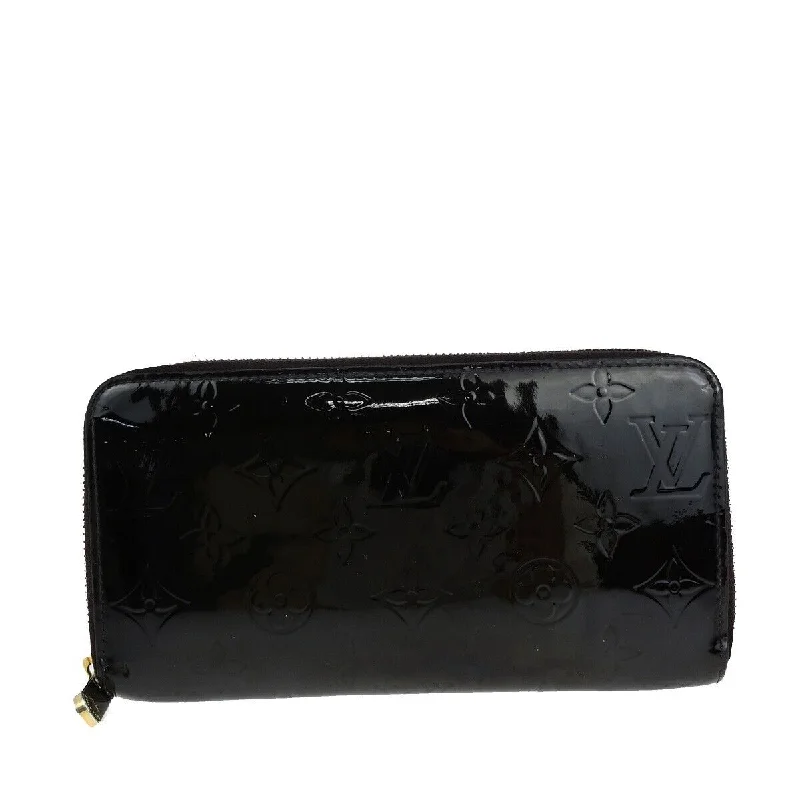 Vintage - style women's money clip for retro enthusiasts​Louis Vuitton Portefeuille Zippy  Patent Leather Wallet  (Pre-Owned)