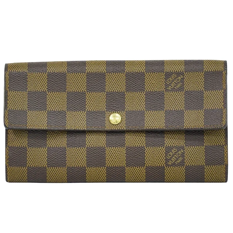 Women's money clip for eco - conscious consumers​Louis Vuitton Sarah  Canvas Wallet  (Pre-Owned)