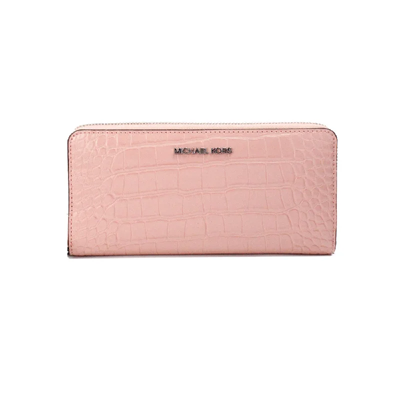 Money clips with RFID protectionMichael Kors Jet Set Large pink Animal Print Leather Continental Wrist Women's Wallet Money clips with RFID protectionMichael Kors Jet Set Large pink Animal Print Leather Continental Wrist Women's Wallet