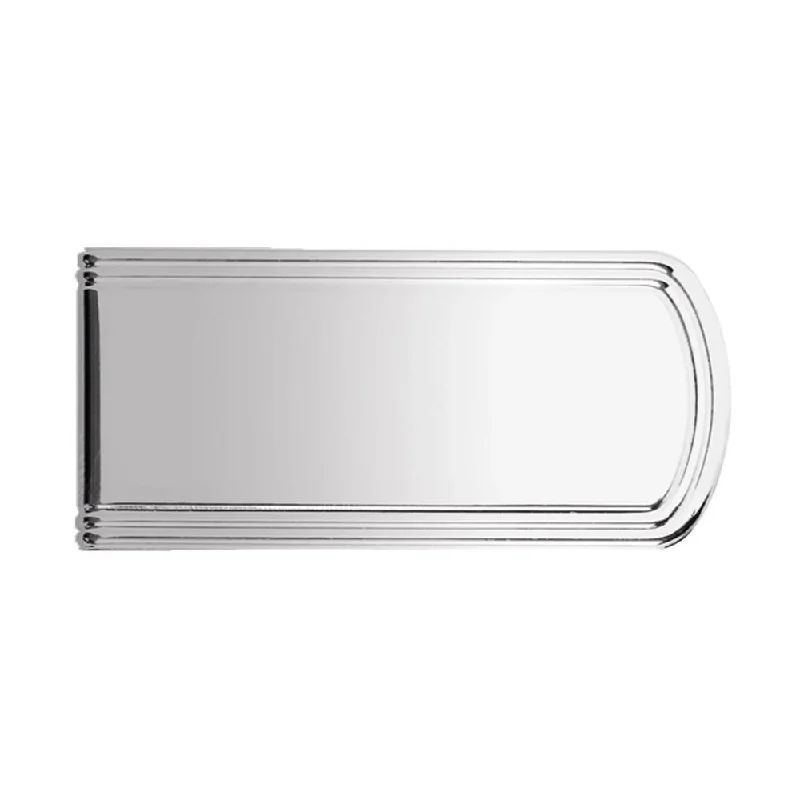 Women's money clip with a personalized engraving optionMoney Clip 925 Solid Silver with Cut Boarder Line 8242 Women's money clip with a personalized engraving optionMoney Clip 925 Solid Silver with Cut Boarder Line 8242