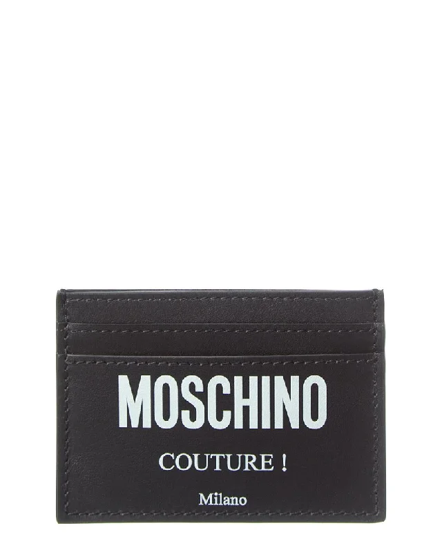 Custom money clips for corporate giftsMoschino Leather Card Case