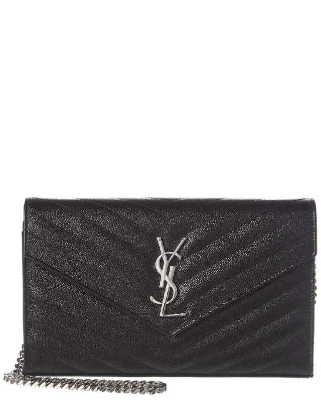 Personalized engraved money clips for menSaint Laurent Monogram Medium Matelasse Leather Wallet On Chain