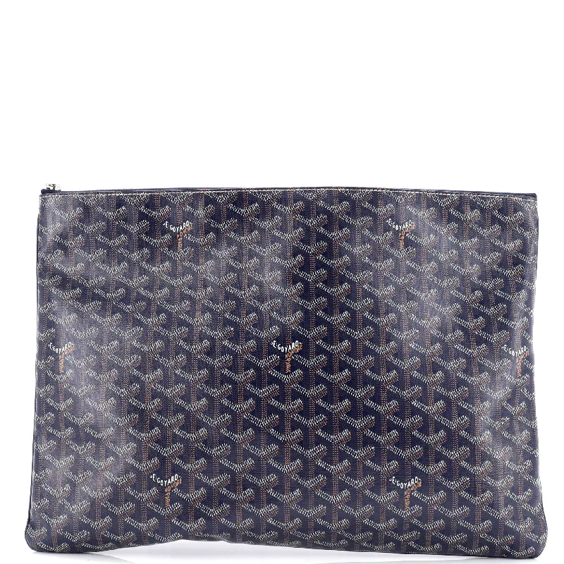 Colorful women's money clip for a pop of style​Senat Zip Pouch Coated Canvas GM