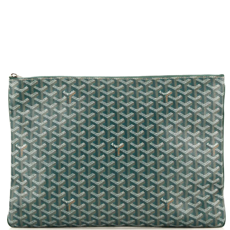 Vintage - style women's money clip for retro enthusiasts​Senat Zip Pouch Coated Canvas GM