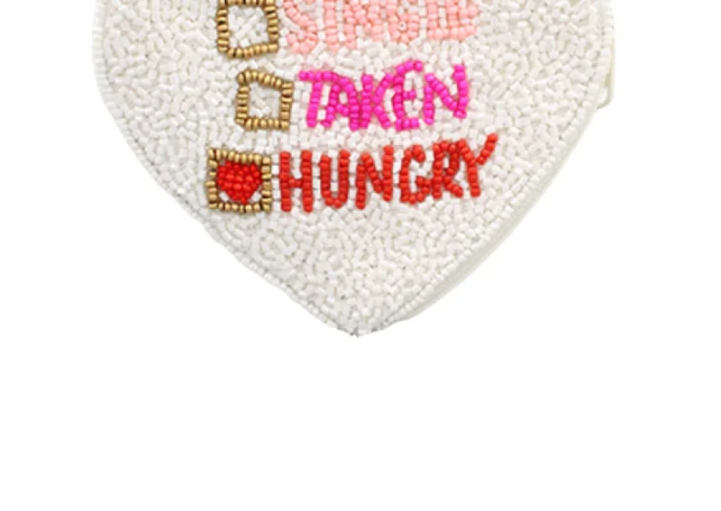 How to clean and maintain metal money clipsSingle, Taken, Hungry Coin Pouch In White