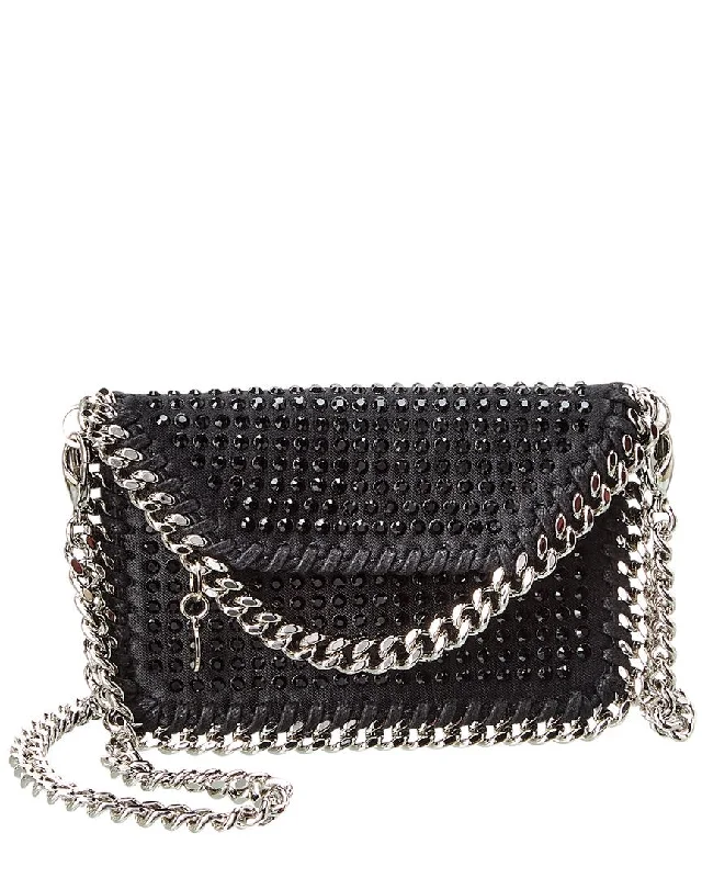 Luxury leather money clips with card slotsStella McCartney Falabella Satin Card Case On Chain Luxury leather money clips with card slotsStella McCartney Falabella Satin Card Case On Chain