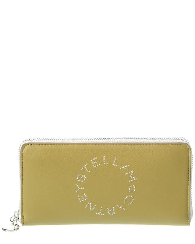 Money clips with magnetic closureStella McCartney Stella Logo Zip Around Wallet