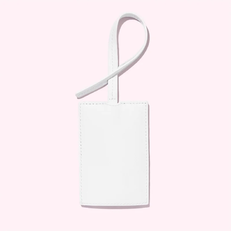How to clean and maintain metal money clipsTextured Luggage Tag In Blanc