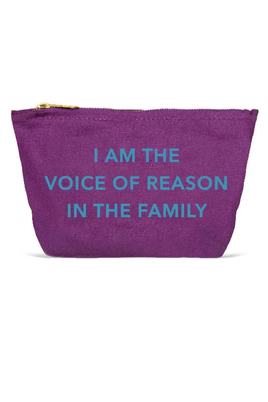 Elegant money clips for weddingsVoice Of Reason Pouch In Purple