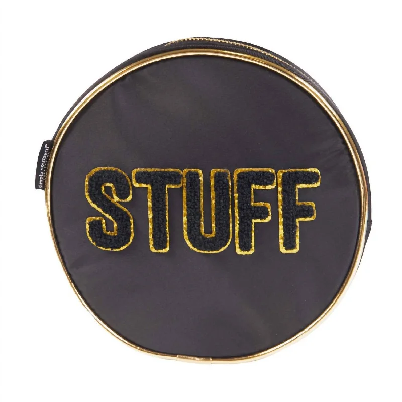 Money clips for women with sleek designsWomen's Sparkle Round Case Bag In Stuff