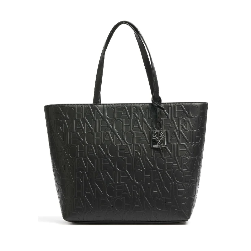 Women's Tote Bag with Detachable Pouch in Purple for Added ConvenienceA.R.M.A.N.I E.X.C.H.A.N.G.E Tote bag In Black Women's Tote Bag with Detachable Pouch in Purple for Added ConvenienceA.R.M.A.N.I E.X.C.H.A.N.G.E Tote bag In Black