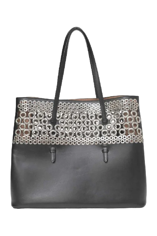 Linen Tote Bag in Natural Beige with Braided Details for a Rustic Summer Ensemble[WB6863] Alaïa | Tote Bag