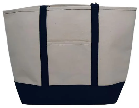 Women's Tote Bag with Inner Compartments in Gray for Organizing Everyday EssentialsBag-Cotton Canvas-m733vl-Navy Women's Tote Bag with Inner Compartments in Gray for Organizing Everyday EssentialsBag-Cotton Canvas-m733vl-Navy