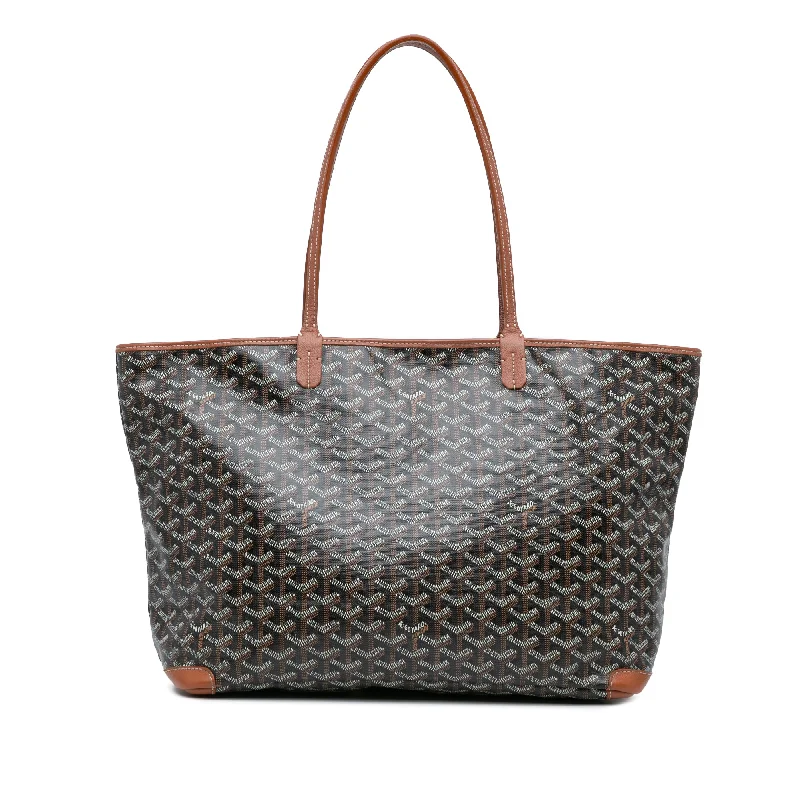 Geometric - Printed Tote Bag in Multicolor for a Contemporary and Trendy OutfitBlack Goyard Goyardine Artois MM Tote Bag Geometric - Printed Tote Bag in Multicolor for a Contemporary and Trendy OutfitBlack Goyard Goyardine Artois MM Tote Bag