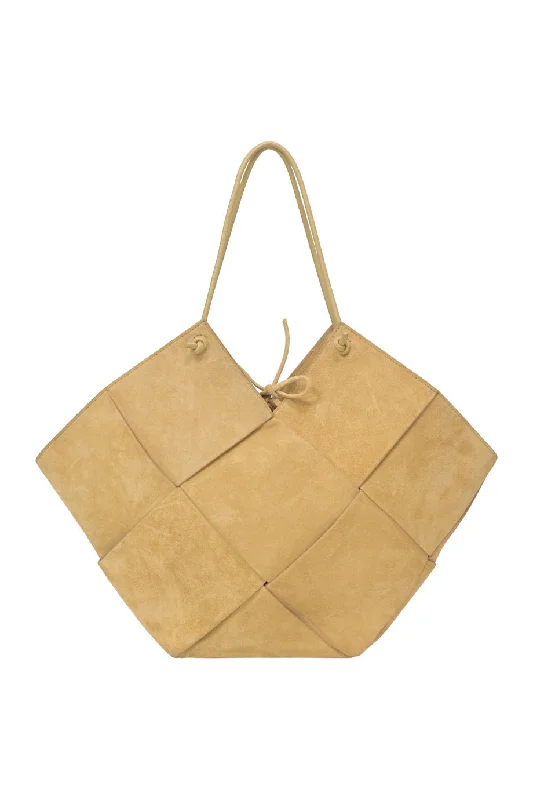 Metallic Tote Bag in Rose Gold with Chain Handles for a Glamorous Night Out[WB6834] Bottega Veneta | Tote Bag
