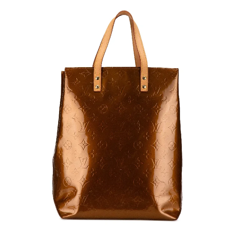 Monogrammed Tote Bag in Brown Leather with Personalized Initials for a Custom and Elegant TouchBrown Louis Vuitton Monogram Vernis Reade MM Tote Bag Monogrammed Tote Bag in Brown Leather with Personalized Initials for a Custom and Elegant TouchBrown Louis Vuitton Monogram Vernis Reade MM Tote Bag