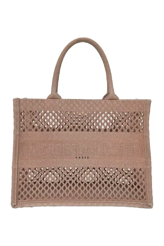 Metallic Tote Bag in Rose Gold with Chain Handles for a Glamorous Night Out[WB6803] Christian Dior | Tote Bag
