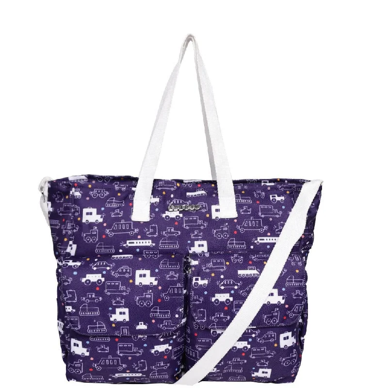 Geometric - Printed Tote Bag in Multicolor for a Contemporary and Trendy OutfitASTRID Printed Baby Diaper Bag for Mother for Travelling with Mat Geometric - Printed Tote Bag in Multicolor for a Contemporary and Trendy OutfitASTRID Printed Baby Diaper Bag for Mother for Travelling with Mat