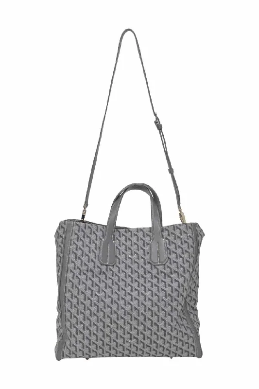 Embroidered Tote Bag in Beige with Floral Motifs for a Boho - Chic Vibe[WB7063] Goyard | Tote Bag