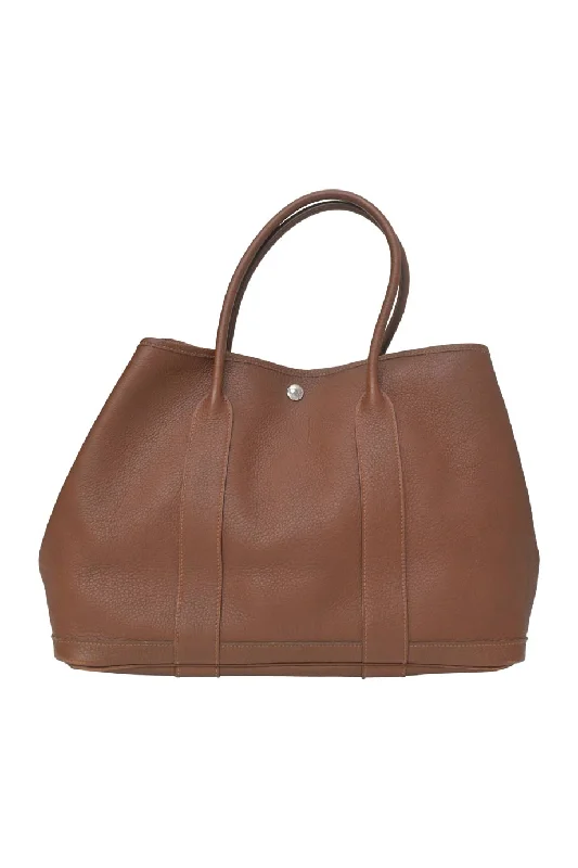 Monogrammed Tote Bag in Brown Leather with Personalized Initials for a Custom and Elegant Touch[WB6577] Hermès | Tote Bag