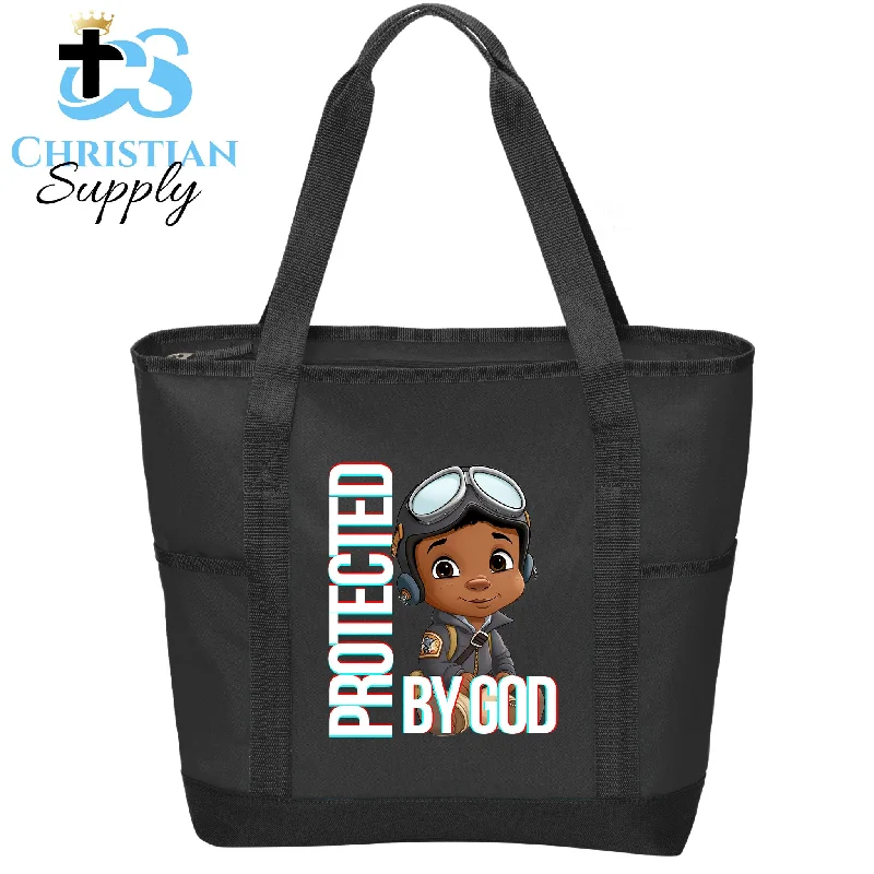 Women's Tote Bag with Zipper Closure in Red for Secure StorageKids Christian Boy Pilot 4 Tote Bag Women's Tote Bag with Zipper Closure in Red for Secure StorageKids Christian Boy Pilot 4 Tote Bag
