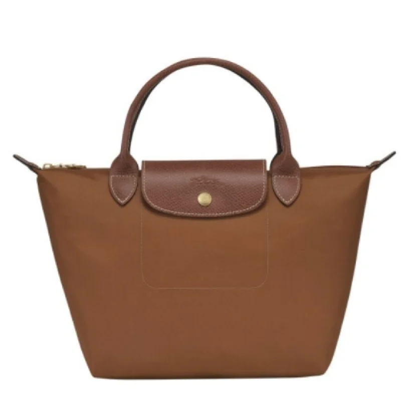 Linen Tote Bag in Natural Beige with Braided Details for a Rustic Summer EnsembleL.O.N.G.C.H.A.M.P Small Folding Tote Bag Linen Tote Bag in Natural Beige with Braided Details for a Rustic Summer EnsembleL.O.N.G.C.H.A.M.P Small Folding Tote Bag