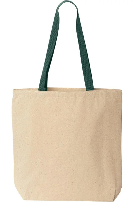 Waterproof Tote Bag in Yellow for Outdoor Activities in Wet WeatherLiberty Bags Natural Tote with Contrast-Color Handles Waterproof Tote Bag in Yellow for Outdoor Activities in Wet WeatherLiberty Bags Natural Tote with Contrast-Color Handles