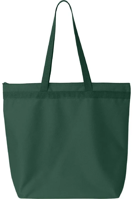 Women's Tote Bag with Inner Compartments in Gray for Organizing Everyday EssentialsLiberty Bags Recycled Zipper Tote Women's Tote Bag with Inner Compartments in Gray for Organizing Everyday EssentialsLiberty Bags Recycled Zipper Tote