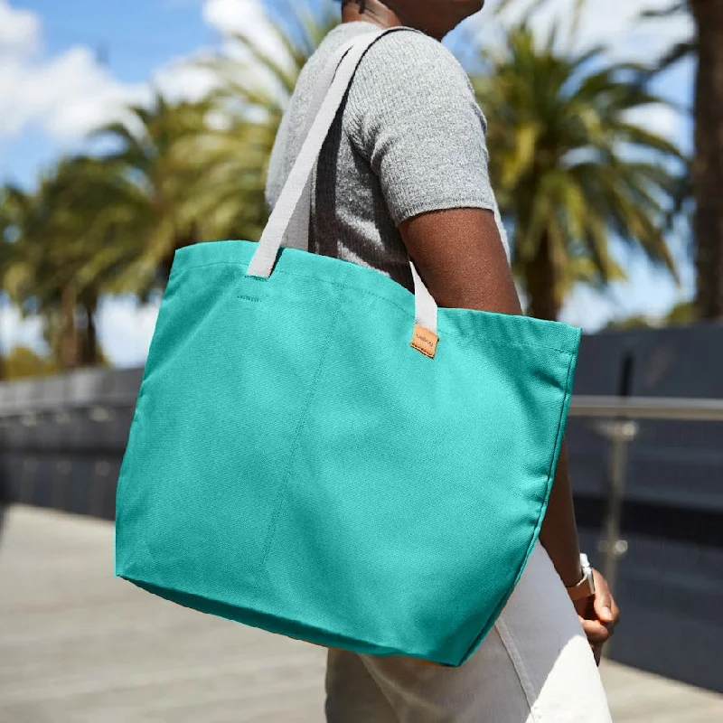 Monogrammed Tote Bag in Brown Leather with Personalized Initials for a Custom and Elegant TouchMarket Tote Bag - Teal Monogrammed Tote Bag in Brown Leather with Personalized Initials for a Custom and Elegant TouchMarket Tote Bag - Teal