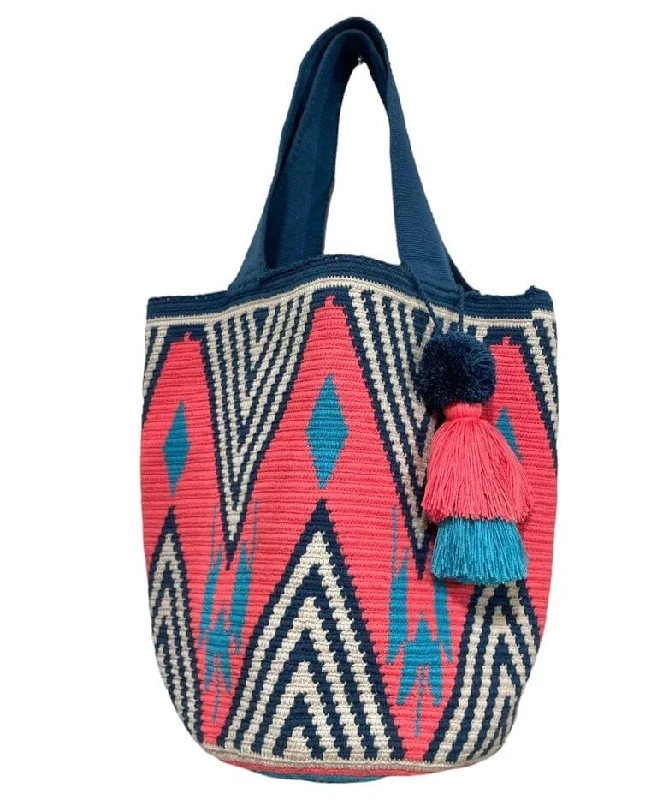 12 Pink/Dark Blue