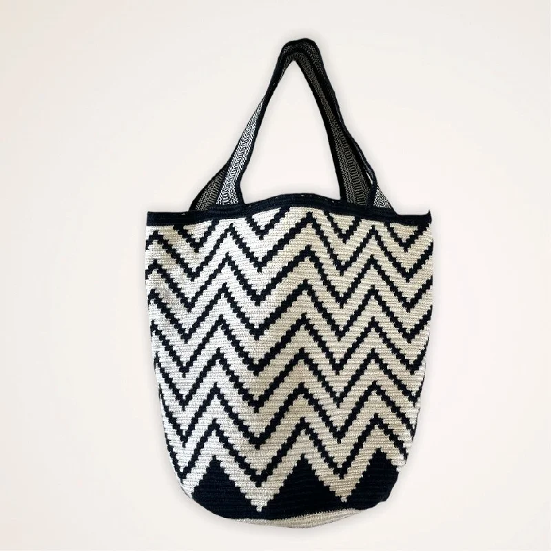 Chevron off White
