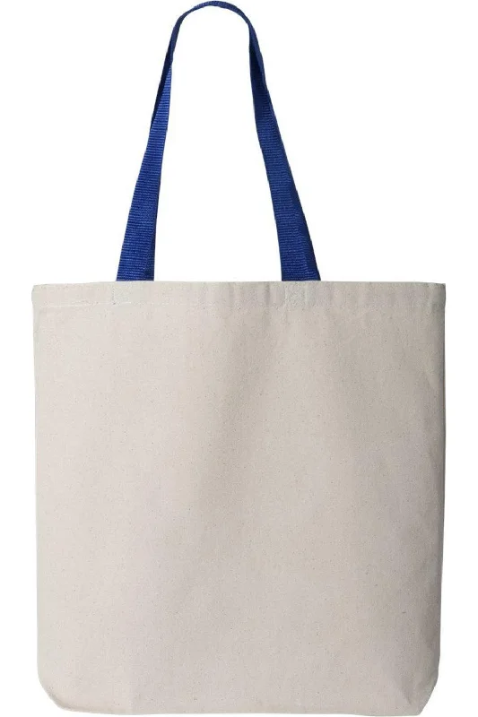 Tote Bag with Adjustable Shoulder Strap in Olive Green for Comfortable CarryingQ-Tees 11L Canvas Tote with Contrast-Color Handles Tote Bag with Adjustable Shoulder Strap in Olive Green for Comfortable CarryingQ-Tees 11L Canvas Tote with Contrast-Color Handles