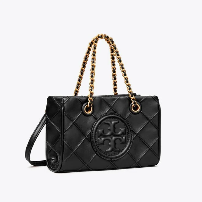 Metallic Tote Bag in Rose Gold with Chain Handles for a Glamorous Night OutT.O.R.Y B.U.R.C.H Mini Fleming Soft Chain Tote Bag (dn) Metallic Tote Bag in Rose Gold with Chain Handles for a Glamorous Night OutT.O.R.Y B.U.R.C.H Mini Fleming Soft Chain Tote Bag (dn)