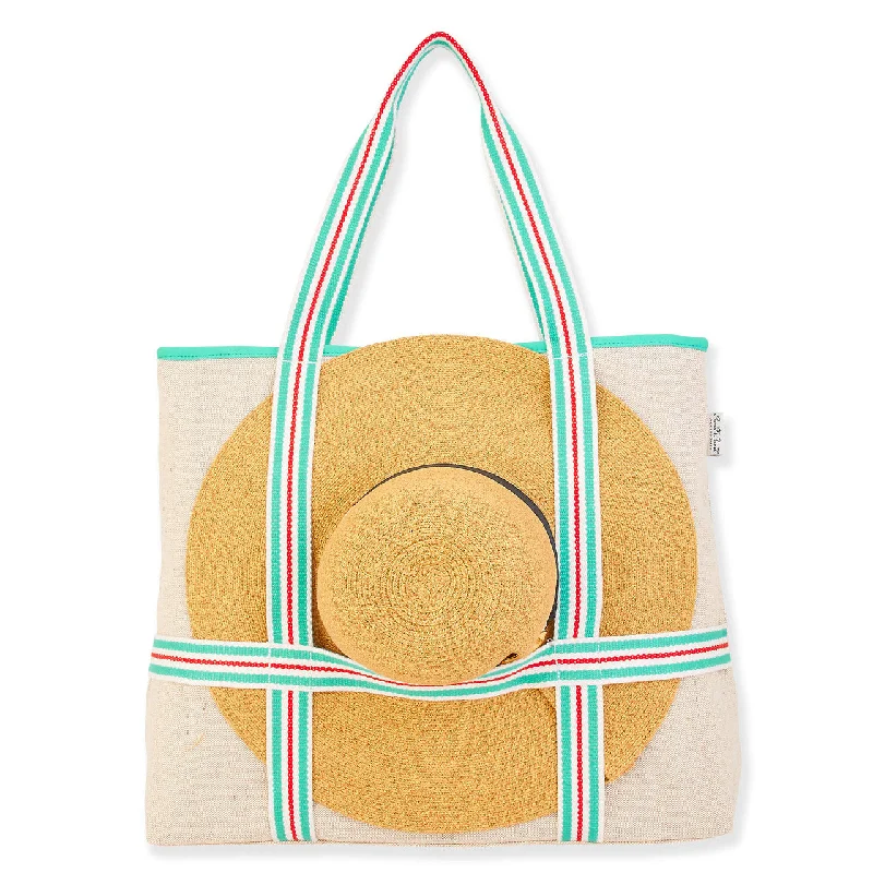 Patchwork Tote Bag in Denim with Vintage - Inspired Designs for a Retro AppealTote - Blue-Shoulder/Hat-Women's-Sns6590A Patchwork Tote Bag in Denim with Vintage - Inspired Designs for a Retro AppealTote - Blue-Shoulder/Hat-Women's-Sns6590A