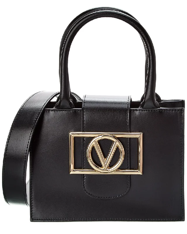 Women's Tote Bag with Magnetic Closure in Orange for Easy Access on the GoValentino by Mario Valentino Aimee Super V Leather Tote Women's Tote Bag with Magnetic Closure in Orange for Easy Access on the GoValentino by Mario Valentino Aimee Super V Leather Tote