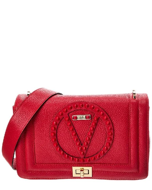 Small Vegan Leather Tote Bag in Blush Pink with Gold - Tone Hardware for a Feminine and Stylish AccessoryValentino by Mario Valentino Estelle Rock Leather Tote Small Vegan Leather Tote Bag in Blush Pink with Gold - Tone Hardware for a Feminine and Stylish AccessoryValentino by Mario Valentino Estelle Rock Leather Tote