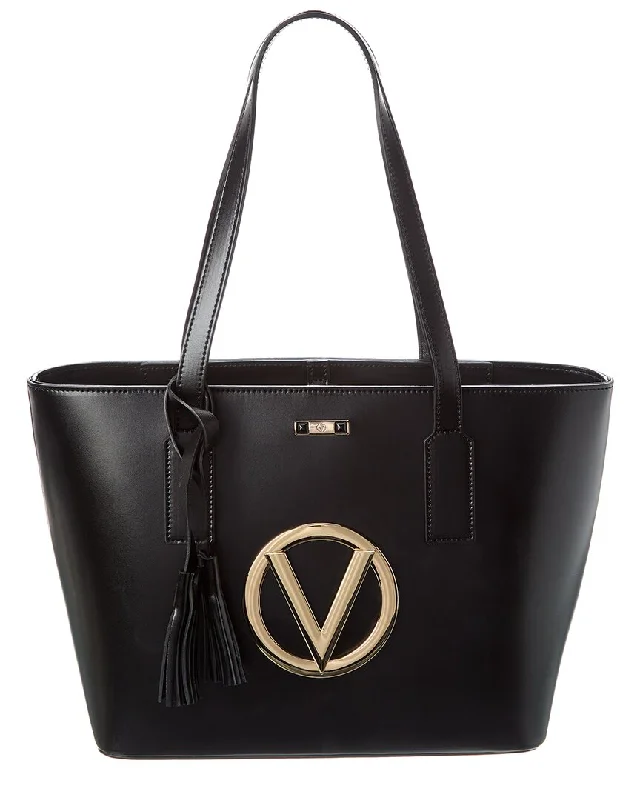 Tote Bag with Adjustable Shoulder Strap in Olive Green for Comfortable CarryingValentino by Mario Valentino Prince Forever Leather Tote Tote Bag with Adjustable Shoulder Strap in Olive Green for Comfortable CarryingValentino by Mario Valentino Prince Forever Leather Tote