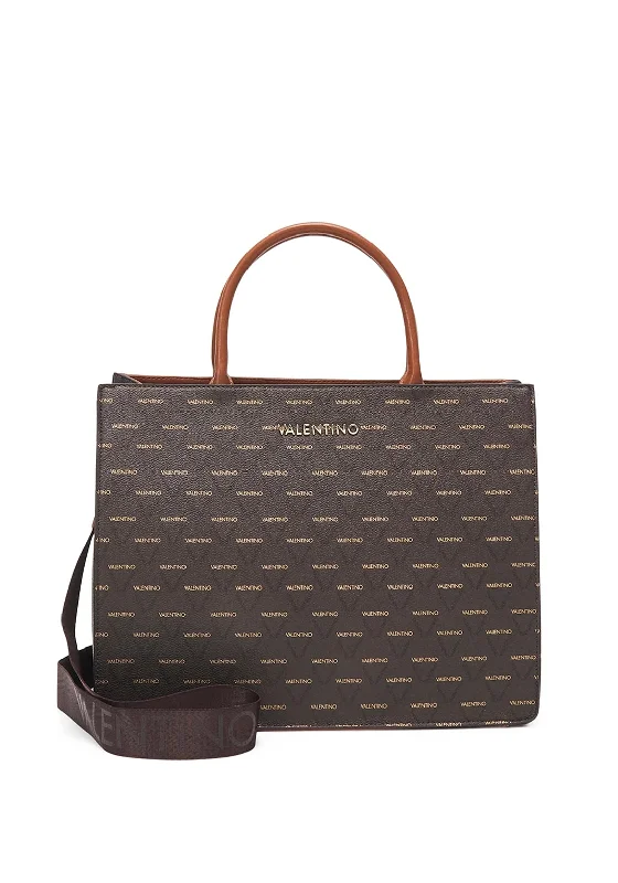 Geometric - Printed Tote Bag in Multicolor for a Contemporary and Trendy OutfitValentino Handbags Ravioli Tote Bag, Moro