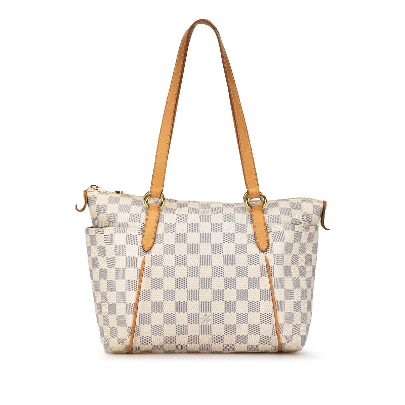 Waterproof Tote Bag in Yellow for Outdoor Activities in Wet WeatherWhite Louis Vuitton Damier Azur Totally PM Tote Bag Waterproof Tote Bag in Yellow for Outdoor Activities in Wet WeatherWhite Louis Vuitton Damier Azur Totally PM Tote Bag