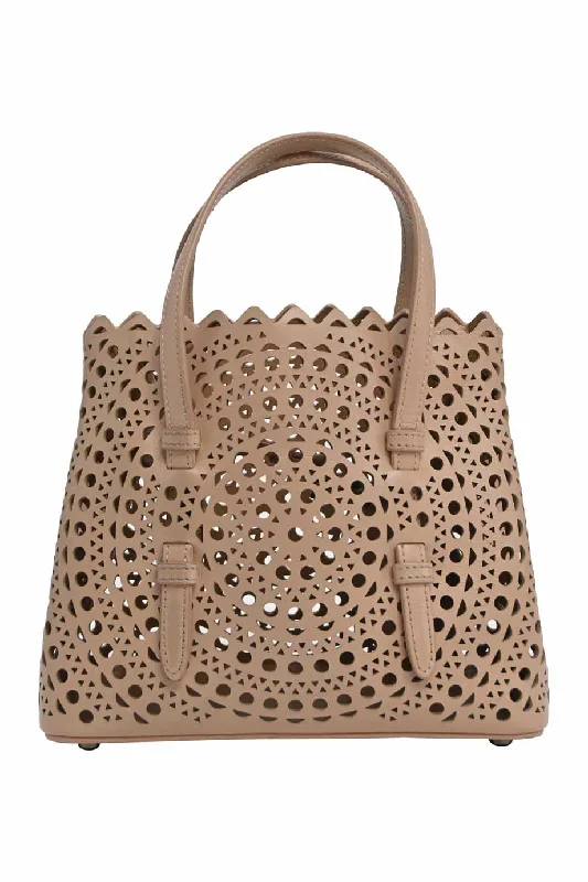 Printed Silk Shoulder Bag in Red for a Pop of Color[WB5807] Alaïa | Shopper