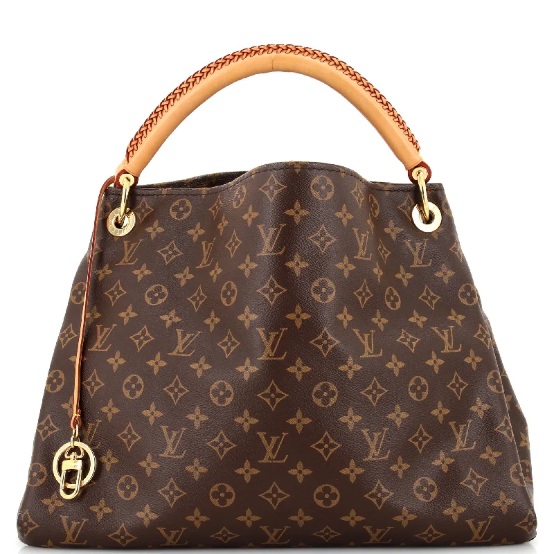 Metallic Shoulder Bag in Gold for Special OccasionsArtsy Handbag Monogram Canvas MM Metallic Shoulder Bag in Gold for Special OccasionsArtsy Handbag Monogram Canvas MM