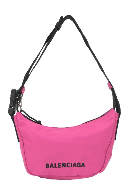 Women's Waterproof Nylon Shoulder Bag in Green for Hiking[WB7048] Balenciaga | Shoulder Bag