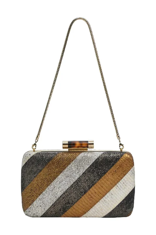 Leather Shoulder Bag with Magnetic Closure in Black for Quick Access[WB5959] Bally | Shoulder Bag