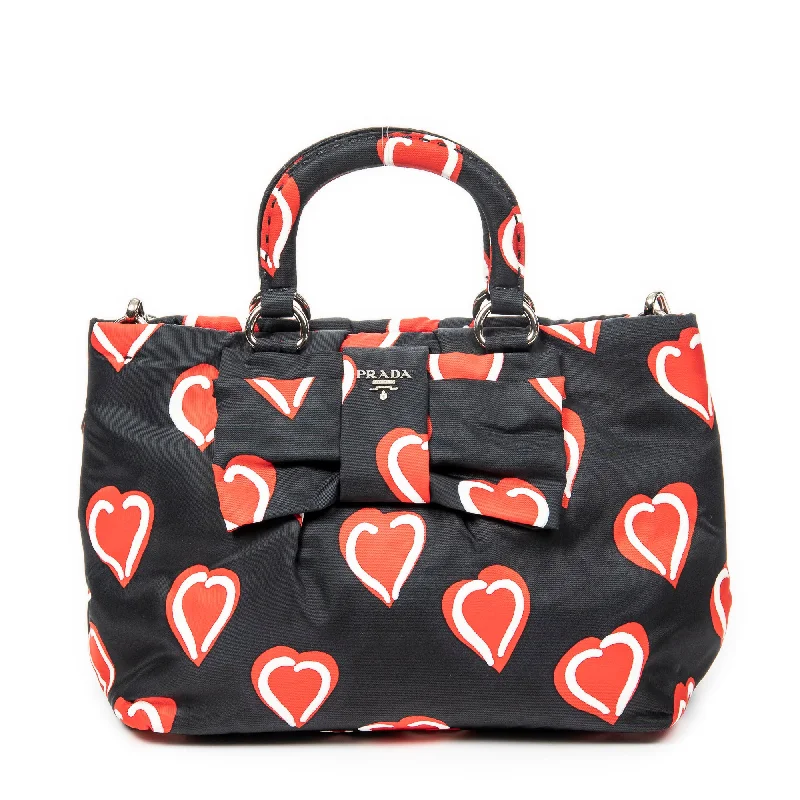 Waterproof Tote Bag in Yellow for Outdoor Activities in Wet WeatherBow Heart Tote