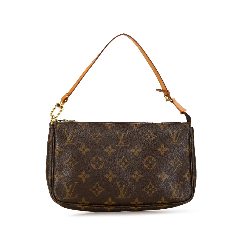 Metallic Shoulder Bag in Gold for Special OccasionsBrown Louis Vuitton Monogram Pochette Accessoires Shoulder Bag Metallic Shoulder Bag in Gold for Special OccasionsBrown Louis Vuitton Monogram Pochette Accessoires Shoulder Bag