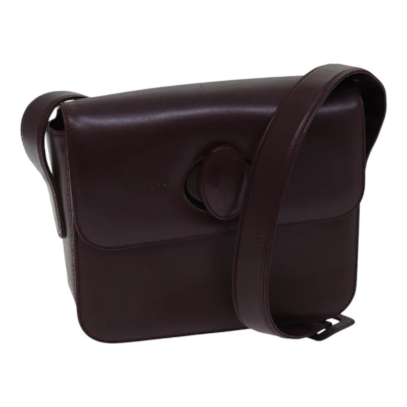 Leather Shoulder Bag with Magnetic Closure in Black for Quick AccessCartier Must De Cartier Leather Shoulder Bag (Pre-Owned) Leather Shoulder Bag with Magnetic Closure in Black for Quick AccessCartier Must De Cartier Leather Shoulder Bag (Pre-Owned)