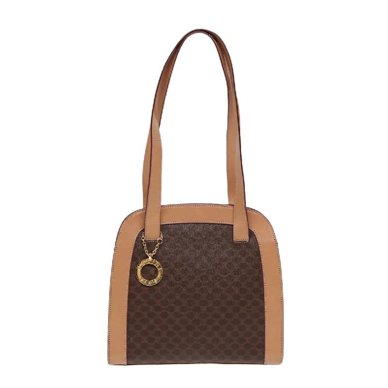 Leather Shoulder Bag with Magnetic Closure in Black for Quick AccessCéline Macadam Canvas Shoulder Bag (Pre-Owned) Leather Shoulder Bag with Magnetic Closure in Black for Quick AccessCéline Macadam Canvas Shoulder Bag (Pre-Owned)